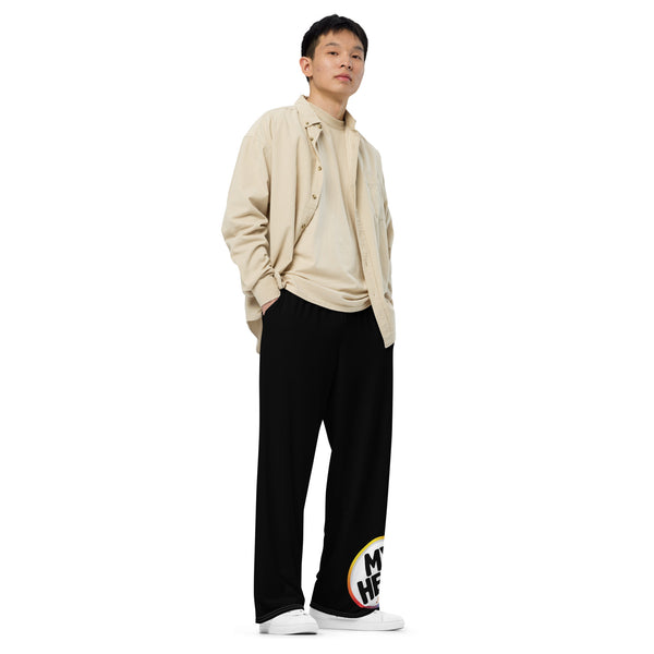 Unisex wide-leg pants