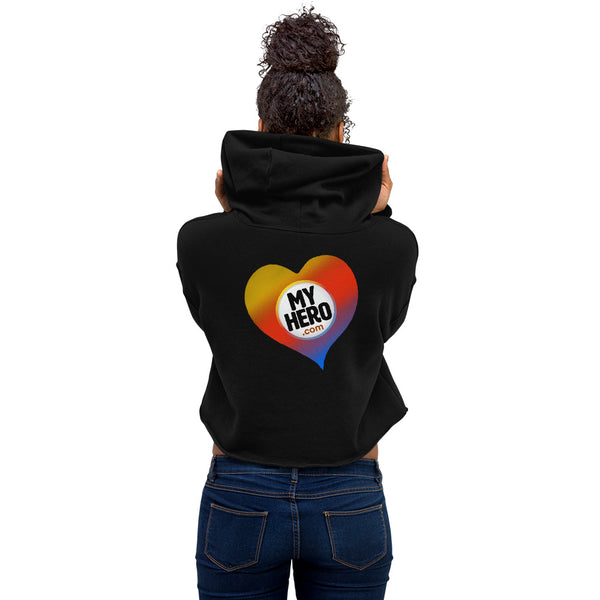 Crop Heart Hoodie