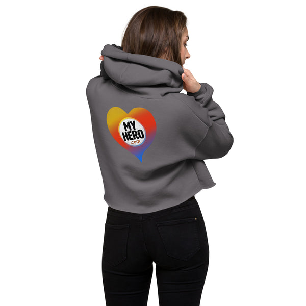 Crop Heart Hoodie