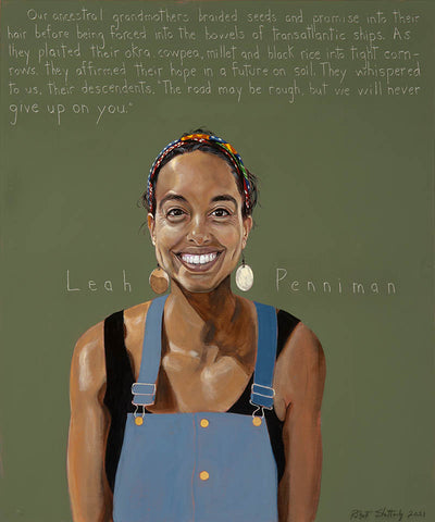 "Leah Penniman" AWTT - by Robert Shetterly