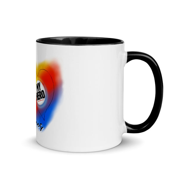 "Heroes Color Outside the Lines!" Text Mug